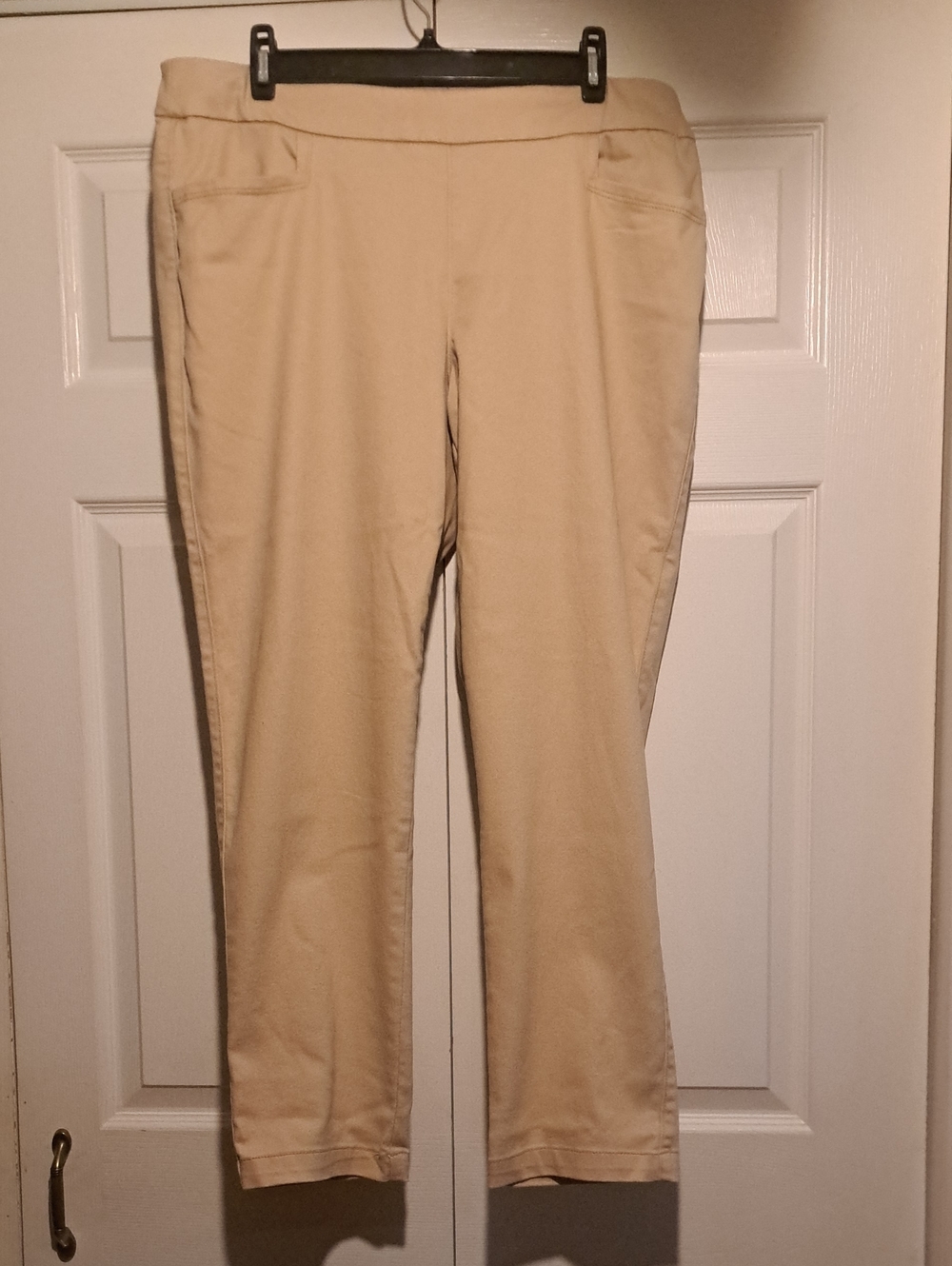 Chaps Woman's Tan Slim Chino Pants